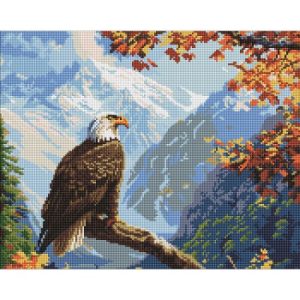 Алмазна мозаїка "Вершинний страж", (40х50 см)