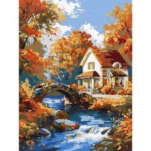 Картина по номерах "Затишок у природі" 28x40 см