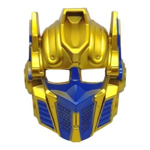 Маска трансформер Оптимус Прайм, золота з синім