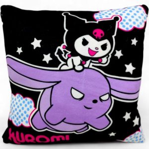 Подушка з принтом аніме "Sanrio - Куромі (Kuromi)", 30 см