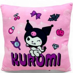 Подушка з принтом аніме "Sanrio - Куромі (Kuromi)", 30 см