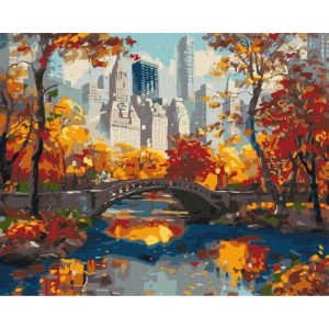 Набір для розпису по номерах. "Золотий парк" 40х50см