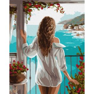 Набір для розпису по номерах. "Морська далечінь" 40х50см