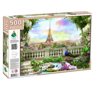 Пазли "Вид на Ейфелеву вежу", 500 елементів, 47 х 33 см