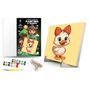 Картина по номерах на підставці "Качечка" (25х25 см)