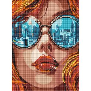 Алмазна мозаїка "Пейзаж Лондона" 30х40 см