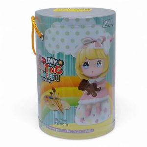 Розмальовка фігурка-скарбничка "Дівчинка на місяці" вид 2