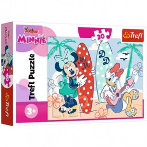 Пазли (30 елм) "Барвиста Мінні Маус"