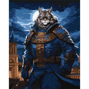 Картина по номерах "Пильний погляд" 40х50 см