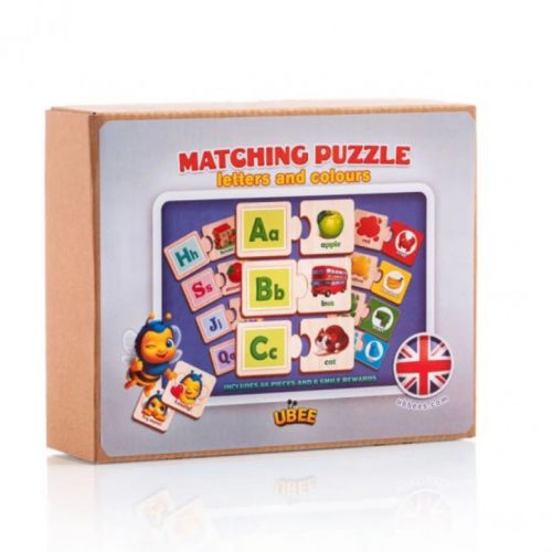 Деревʼяний розвиваючий пазл "Англійська Абетка"