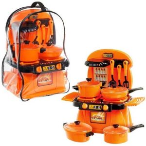 Набір "Cooking Plate with Dishes" (10 pcs.) помаранчевий