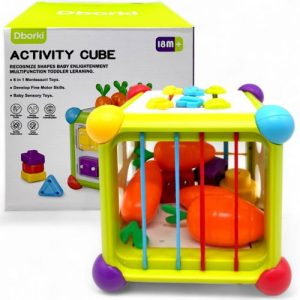 Сортер навчальний 6 в 1 "Сенсорний куб"
