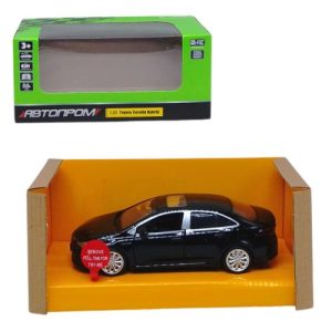 Машина металева "Toyota Corolla Hybrid" (світло, звук) чорна