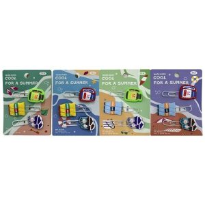 Закладка-скріпка для книг силіконова 3 шт."Напої" 6 см (мікс видів)