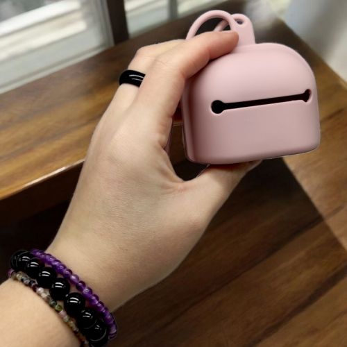 Контейнер для зберігання пустушки, силіконовий (жовтий) - Зображення 2