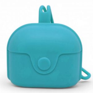 Контейнер для зберігання пустушки, силіконовий (блакитний)