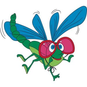 Дитяча розмальовка. Розпис по полотну "Бабка" (25х30 см)