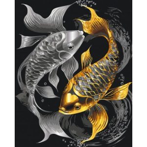 Картина по номерах з фарбами металік "Рівновага" 40x50 см