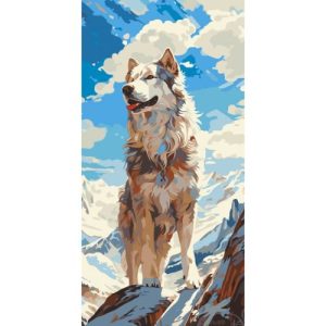 Картина по номерах "На вершині" 40х80 см