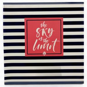 Блокнот у твердій обкладинці (80 арк; формат 20х20 см) клітинка, in the limit