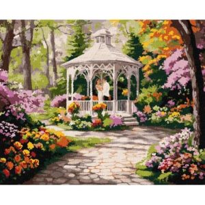 Картина по номерах "Квіткова галявина" 40х50 см