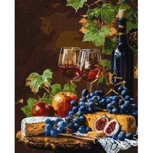 Картина за номерами "Улюблене вино" 40х50 см