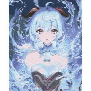 Алмазна мозаїка "Аніме. Геншин імпакт. Ганью" 40х50 см