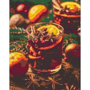 Алмазна мозаїка "Глінтвейн" 40х50 см