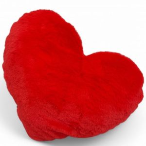 Іграшка м’яка, хутро "Серце" розмір L (45х14х30 см)