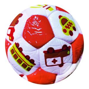 Мʼяч футбольний, дитячий (розмір 2), червоний