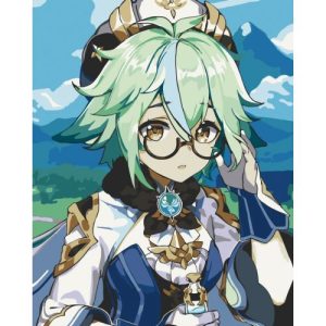 Картина по номерах Аніме "Геншин Імпакт Цукроза" 40х50 см