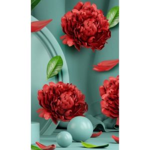 Алмазна мозаїка "Чарівність червоного", 30х40 см