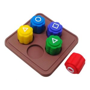 Настільна гра Гонгі Gonggi - "Гра в кальмара 2", на підставці (вид 4)