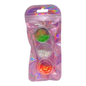 Набір глітеру для декору (3 кольори в комплекті)