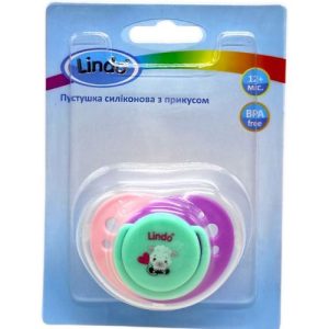 Пустушка силіконова, від 1 року, баранчик