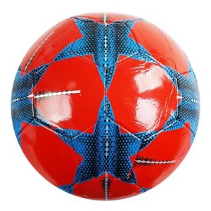 Мʼяч футбольний, дитячий, PVC, розмір 5 (червоний)