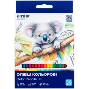 Олівці кольорові, 36 шт. Kite Classic