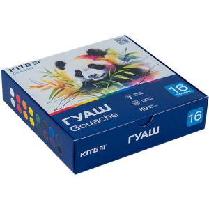 Гуаш 16 кол., 20 мл Kite Classic