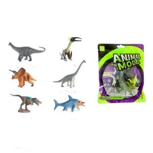 Ігрові фігурки "Динозаври", 6 штук, 7 см