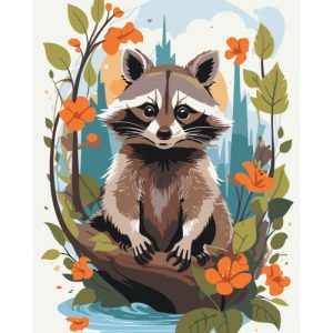 Картина за номерами "Кумедний полоскунчик" 40х50 см