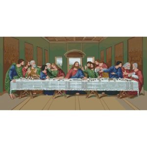 Картина за номерами "Таємна вечеря", 80х40 см