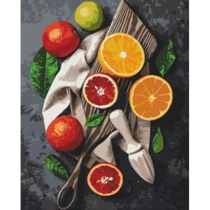 Картина по номерах "Цитрусові" 40х50 см
