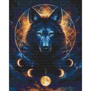 Картина за номерами "Цикл місяця 1" 40х50 см