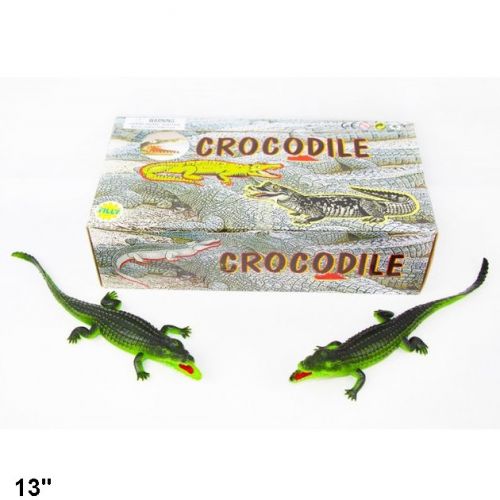 Гумова фігурка "Крокодил", пискавка, 30 см
