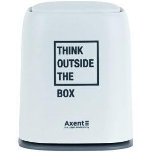 Настільний контейнер для сміття, прямокутний, білий