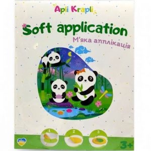 Набір для творчості "Мʼяка аплікація з фоамірану. Панди"