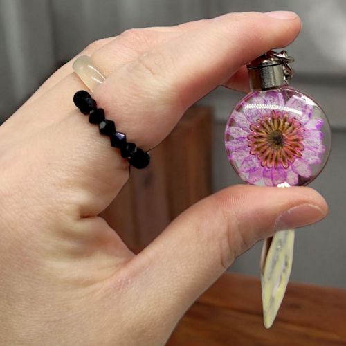 Брелок скляний "Квітка", вид 1