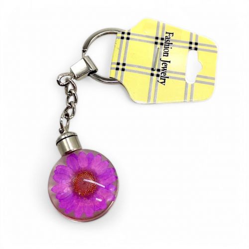 Брелок скляний "Квітка", вид 1