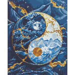 Алмазна мозаїка "Інь Янь" розмір 40х50 см