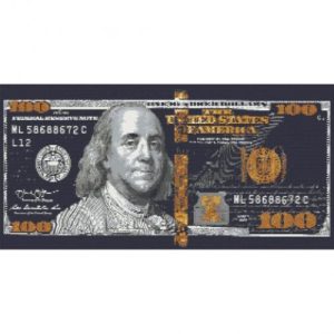 Алмазна мозаїка "Франклін, долар" 40х80 см